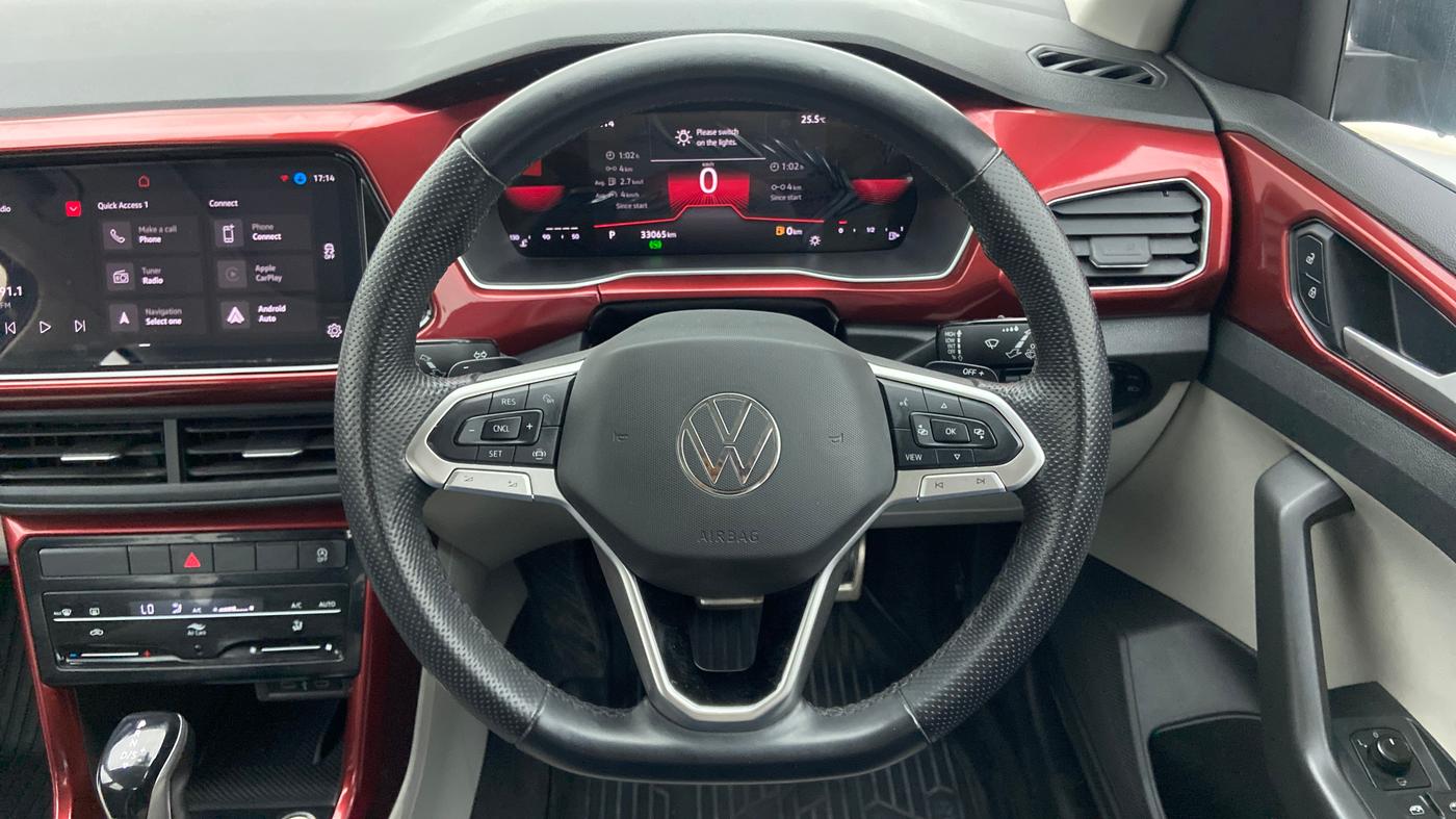 2021 Volkswagen TAIGUN GT PLUS 1.5 TSI DSG, Petrol, Automatic, 33,272 km, Steering Wheel Close Up