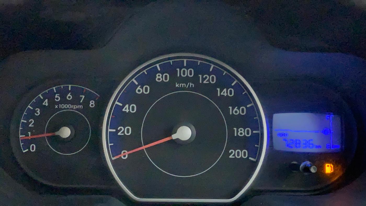 2012 Hyundai i10 MAGNA 1.2, Petrol, Manual, 73,009 km, Odometer Image