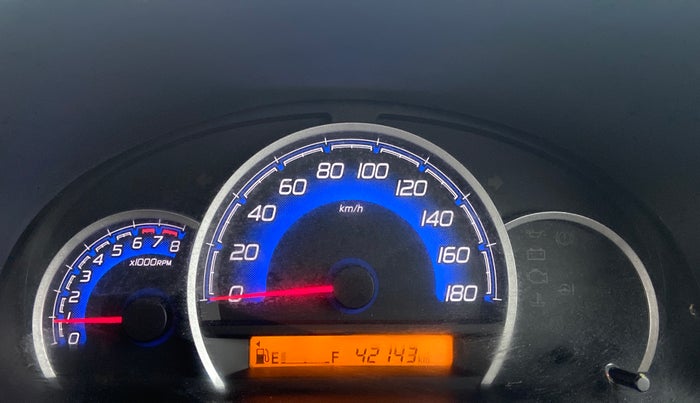 2018 Maruti Wagon R 1.0 VXI, Petrol, Manual, 42,137 km, Odometer Image