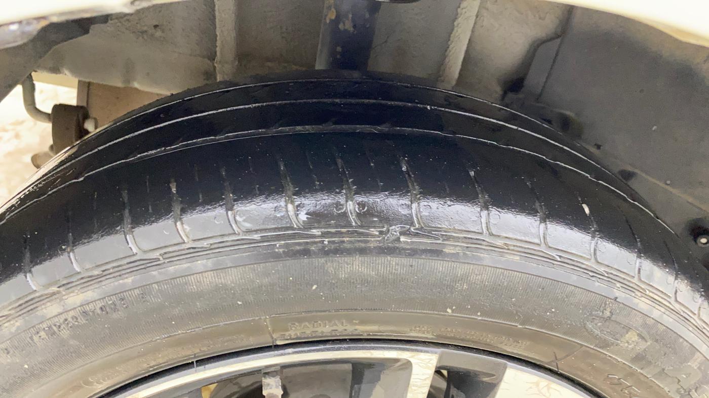 2020 Tata TIGOR XZA PLUS PETROL, Petrol, Automatic, 37,343 km, Right Rear Tyre Tread