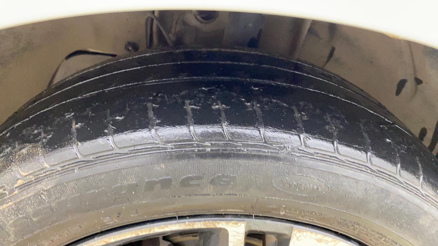 2020 Tata TIGOR XZA PLUS PETROL, Petrol, Automatic, 37,343 km, Left Front Tyre Tread