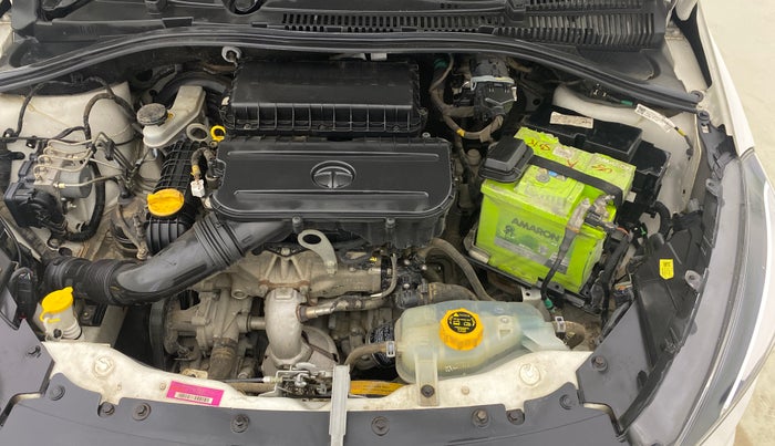 2021 Tata TIGOR XZA PLUS PETROL, Petrol, Automatic, 40,065 km, Engine View - Left