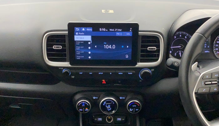 2022 Hyundai VENUE SX PLUS 1.0 TURBO DCT, Petrol, Automatic, 6,657 km, Air Conditioner