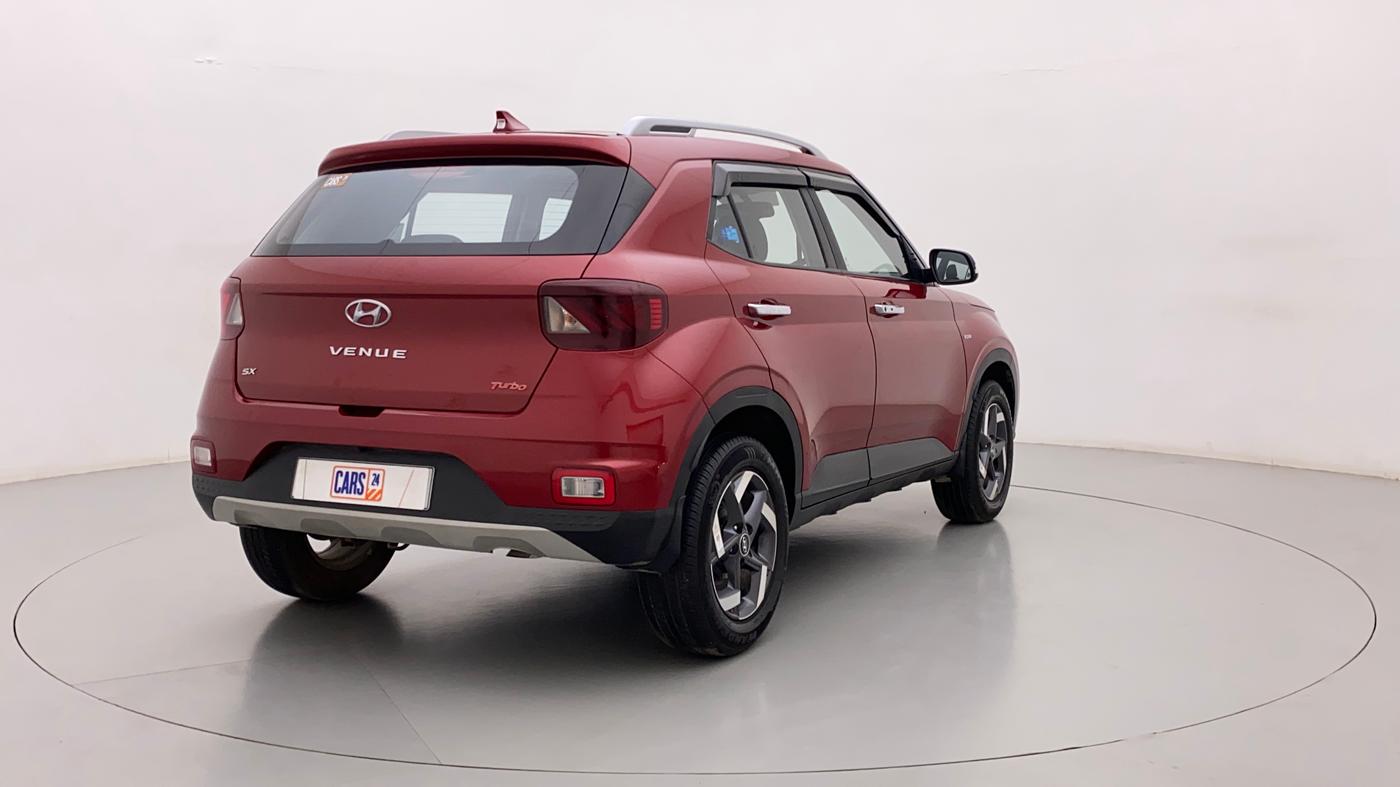 2022 Hyundai VENUE SX PLUS 1.0 TURBO DCT, Petrol, Automatic, 6,657 km, Right Back Diagonal