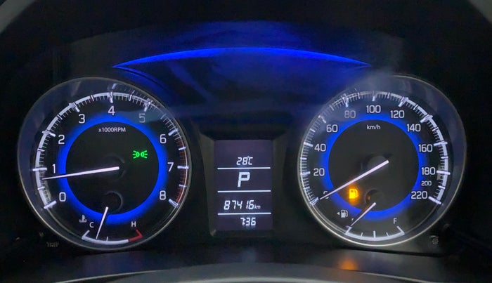 2016 Maruti Baleno DELTA CVT PETROL 1.2, Petrol, Automatic, 87,416 km, Odometer Image