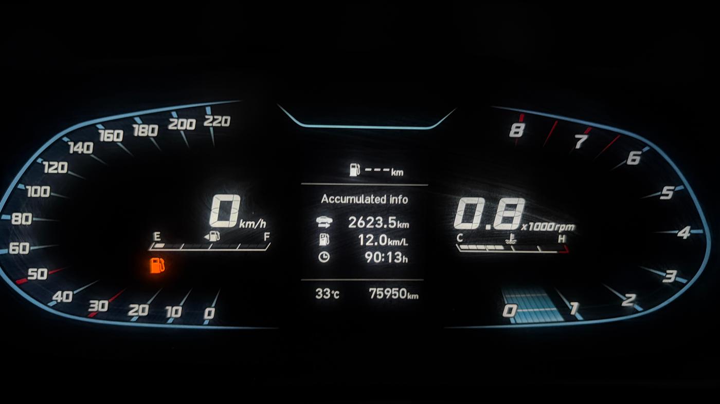 2021 Hyundai NEW I20 ASTA 1.2 MT, Petrol, Manual, 75,940 km, Odometer Image