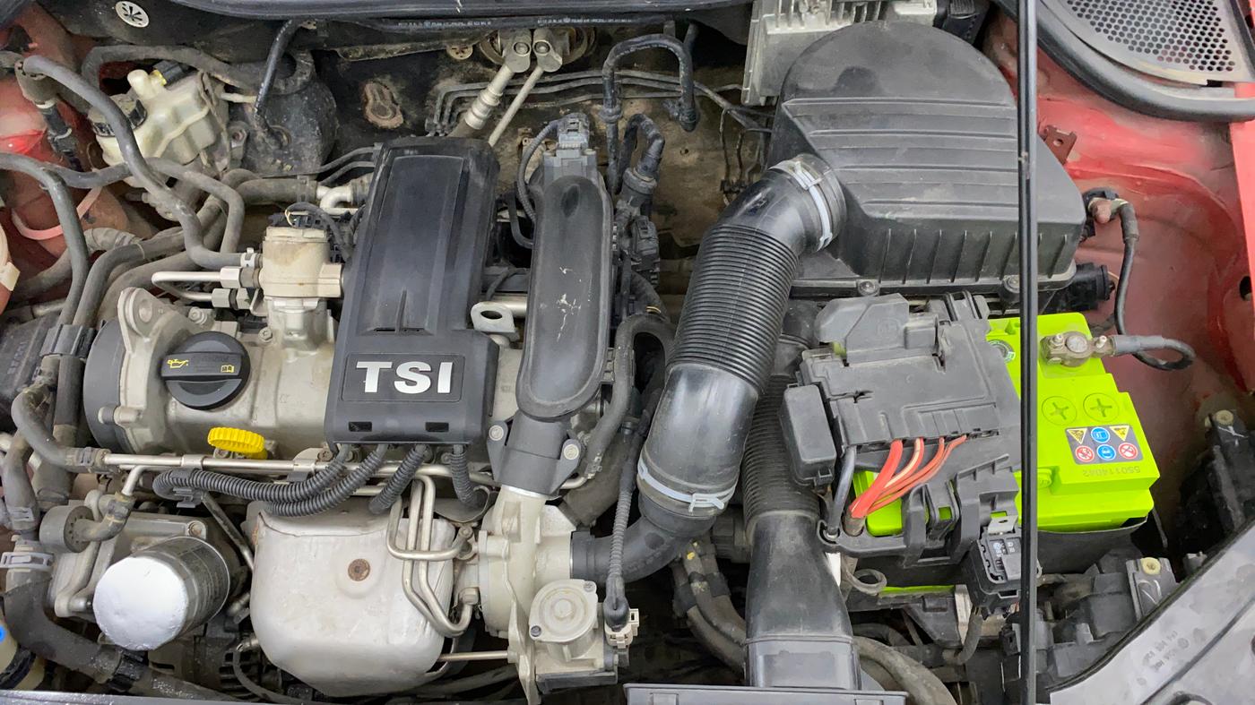 2018 Volkswagen Polo GT TSI AT, Petrol, Automatic, 78,504 km, Engine View - Left