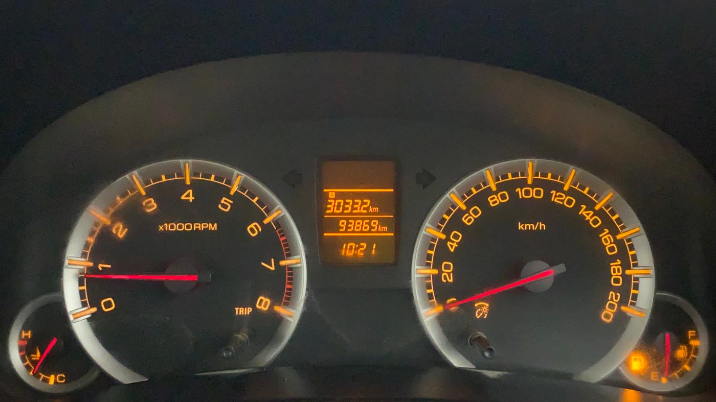 2012 Maruti Swift Dzire VXI, Petrol, Manual, 93,869 km, Odometer Image