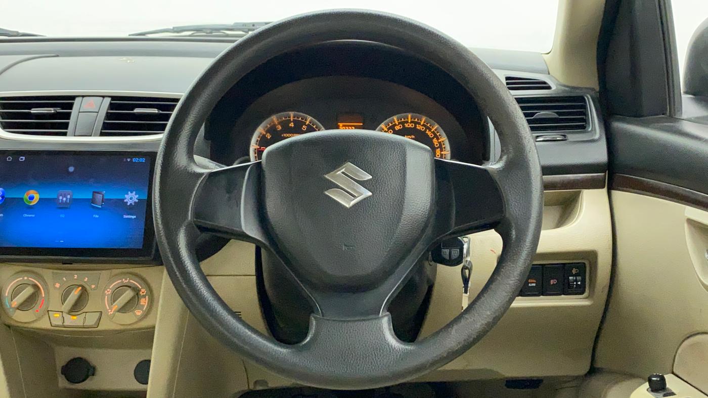 2012 Maruti Swift Dzire VXI, Petrol, Manual, 93,869 km, Steering Wheel Close Up