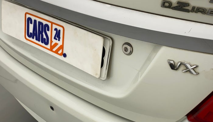 2012 Maruti Swift Dzire VXI, Petrol, Manual, 93,869 km, Dicky (Boot door) - Paint has minor damage