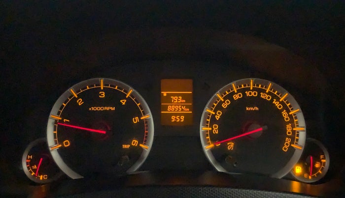 2012 Maruti Swift VDI, Diesel, Manual, 89,038 km, Odometer Image