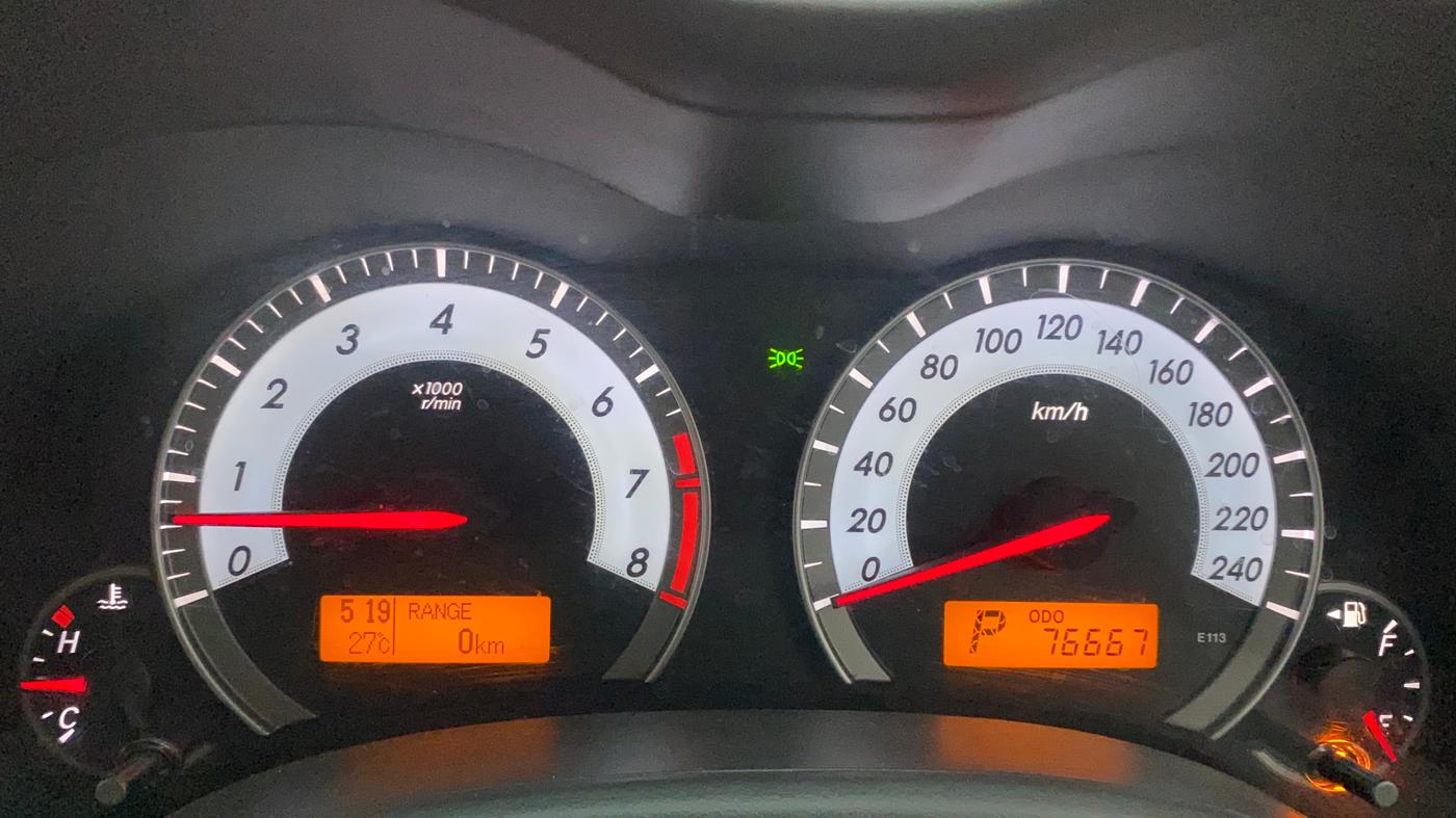 2011 Toyota Corolla Altis VL AT PETROL, Petrol, Automatic, 76,667 km, Odometer Image