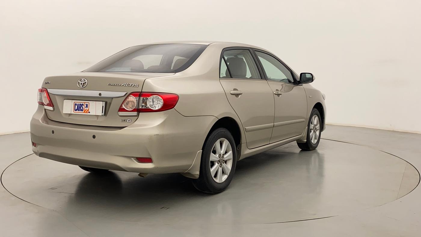 2011 Toyota Corolla Altis VL AT PETROL, Petrol, Automatic, 76,667 km, Right Back Diagonal