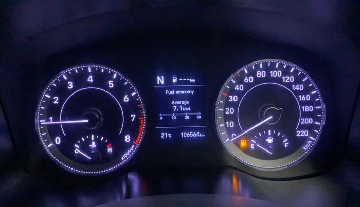 2019 Hyundai VENUE SX PLUS 1.0 TURBO DCT, Petrol, Automatic, 1,06,521 km, Odometer Image