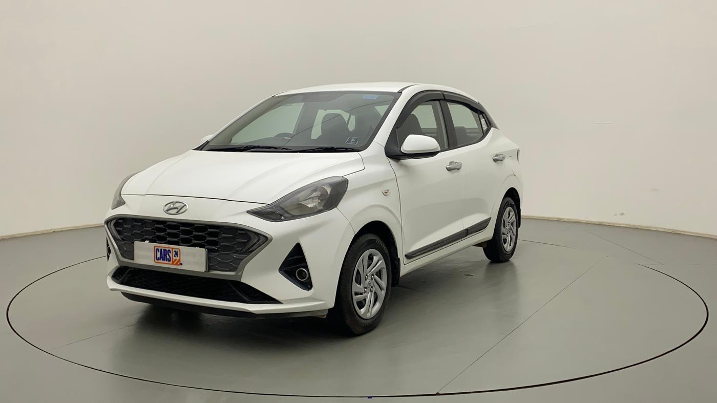 2020 Hyundai AURA S 1.2 CNG, CNG, Manual, 35,727 km, Left Front Diagonal