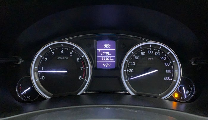 2017 Maruti Ciaz ALPHA 1.4 PETROL, Petrol, Manual, 77,367 km, Odometer Image