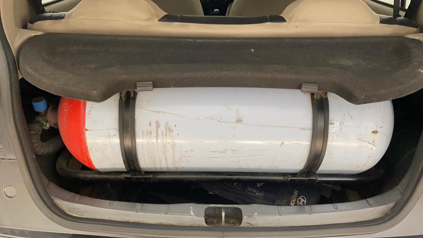 2019 Hyundai NEW SANTRO SPORTZ CNG, CNG, Manual, 1,00,163 km, Boot Inside