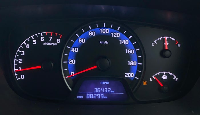2016 Hyundai Xcent S 1.2, Petrol, Manual, 88,302 km, Odometer Image