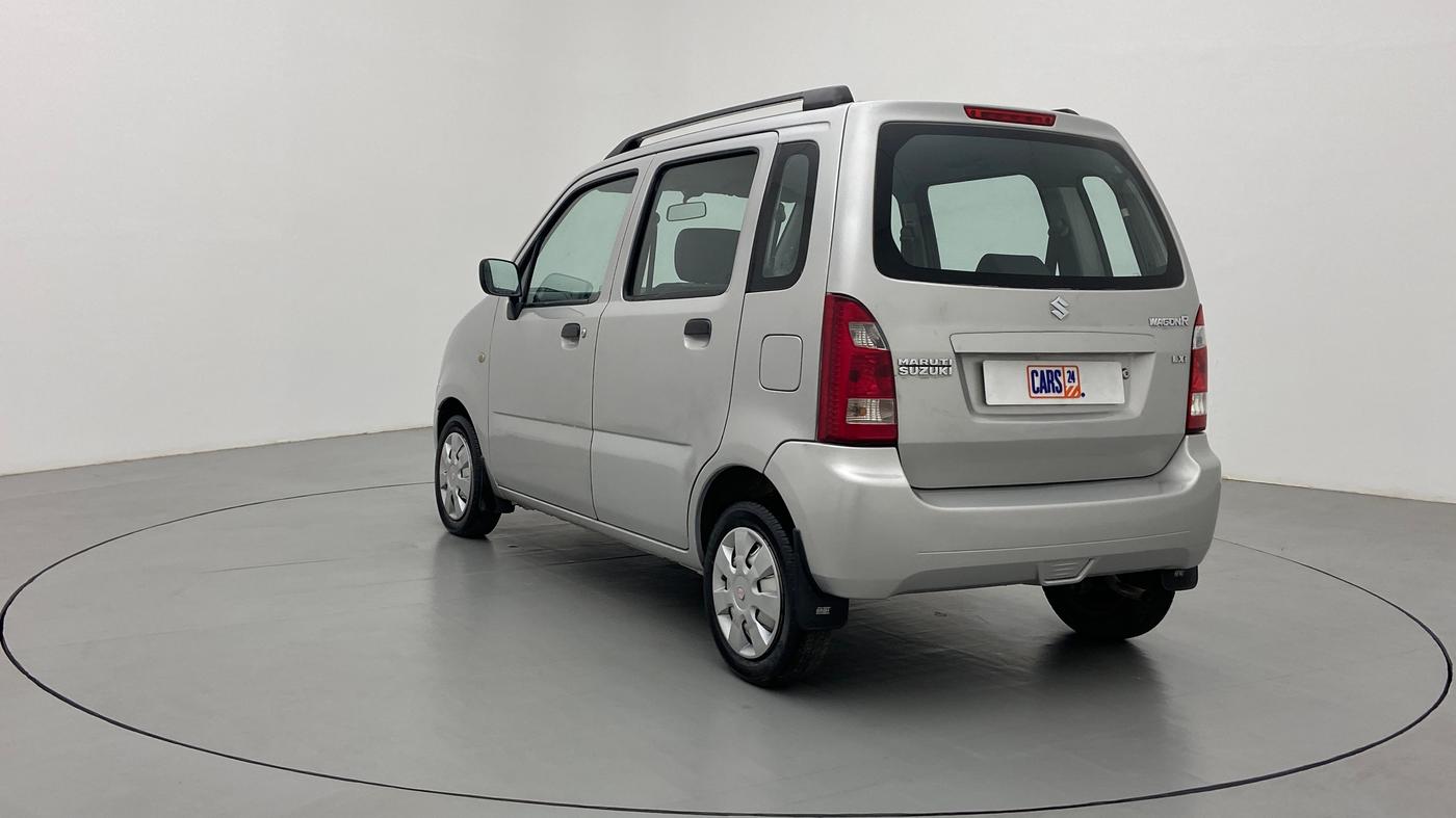 2009 Maruti Wagon R LXI MINOR, Petrol, Manual, 83,699 km, Left Back Diagonal (45- Degree) View
