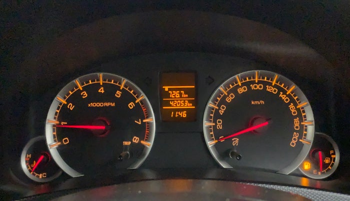 2016 Maruti Swift Dzire VXI, Petrol, Manual, 42,052 km, Odometer Image