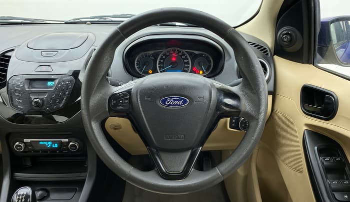 2016 Ford Figo Aspire 1.2 TITANIUM PETROL, Petrol, Manual, 35,589 km, Steering Wheel Close-up