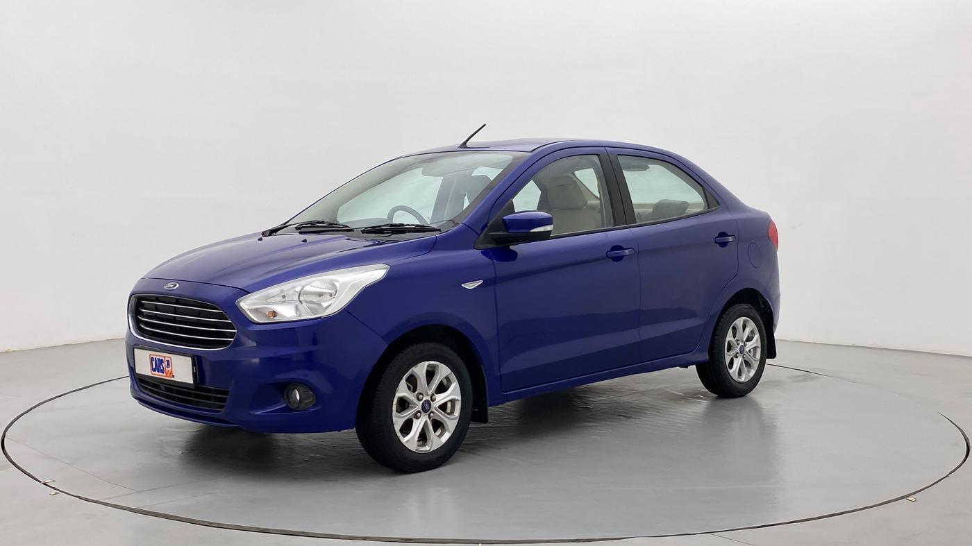 2016 Ford Figo Aspire 1.2 TITANIUM PETROL, Petrol, Manual, 35,589 km, Left Front Diagonal (45- Degree) View