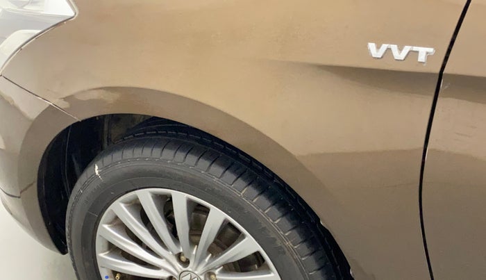 2015 Maruti Ciaz ZXI, Petrol, Manual, 90,356 km, Left fender - Slightly dented
