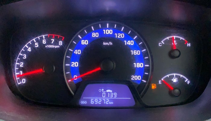 2015 Hyundai Xcent S 1.2, Petrol, Manual, 69,271 km, Odometer Image