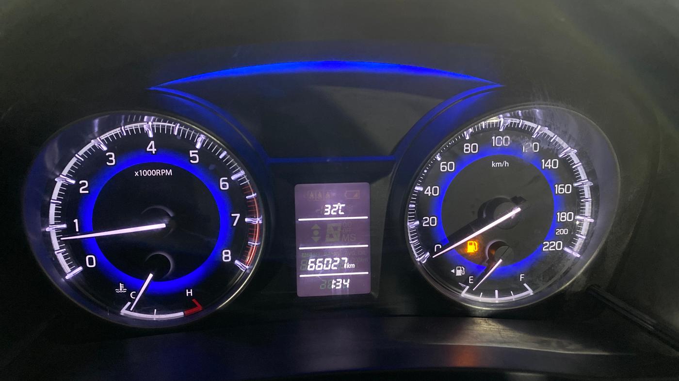 2017 Maruti Baleno DELTA PETROL 1.2, Petrol, Manual, 66,012 km, Odometer Image