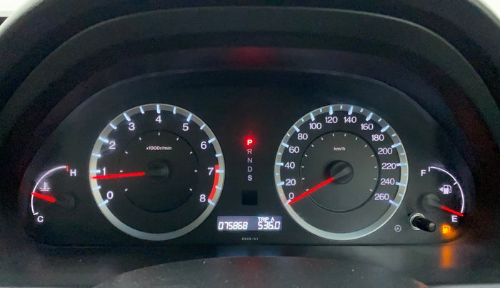 2010 Honda Accord 2.4L I-VTEC AT, Petrol, Automatic, 75,842 km, Odometer Image