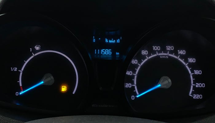 2016 Ford Ecosport AMBIENTE 1.5L PETROL, Petrol, Manual, 1,11,859 km, Odometer Image