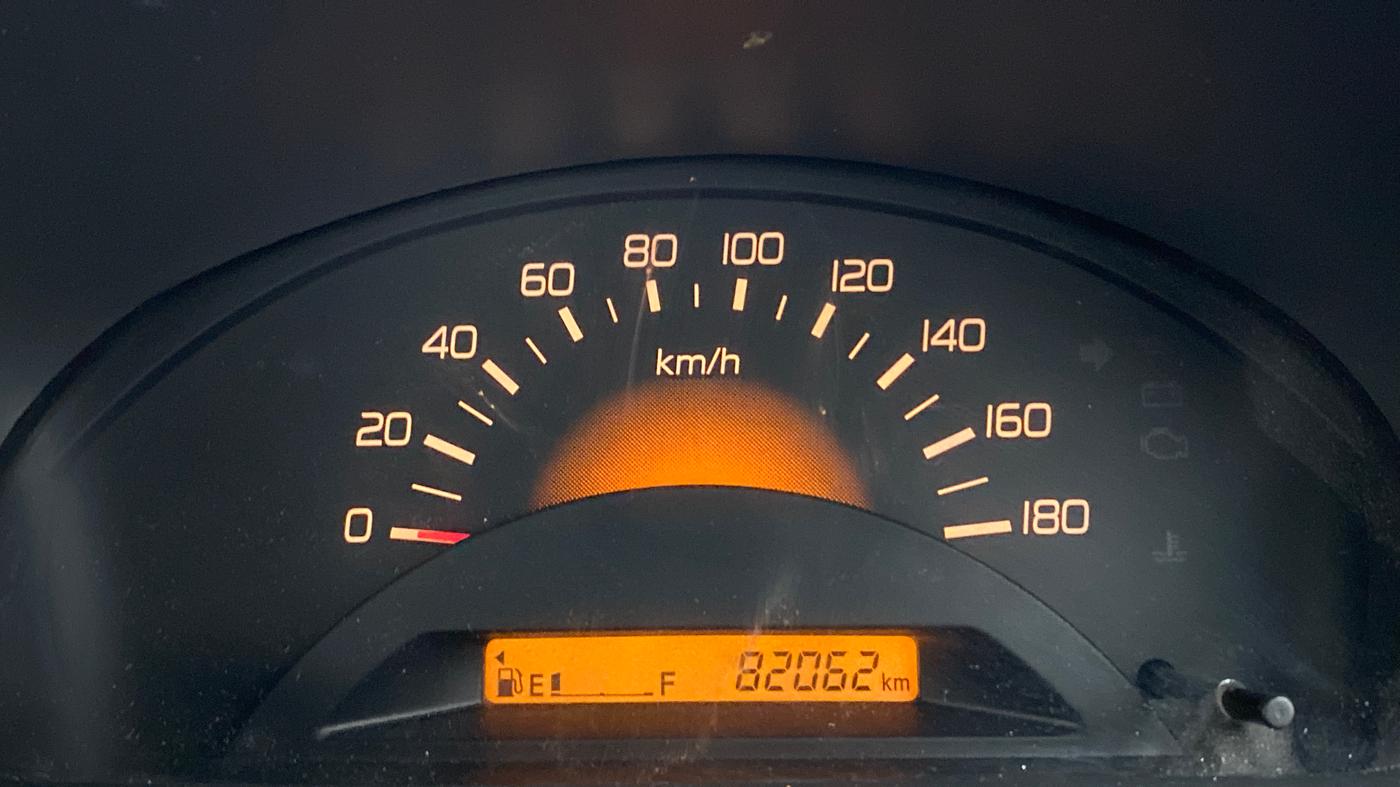 2011 Maruti Wagon R 1.0 LXI, Petrol, Manual, 82,053 km, Odometer Image