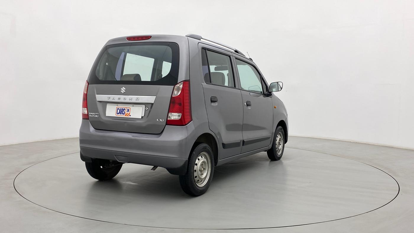 2011 Maruti Wagon R 1.0 LXI, Petrol, Manual, 82,053 km, Right Back Diagonal