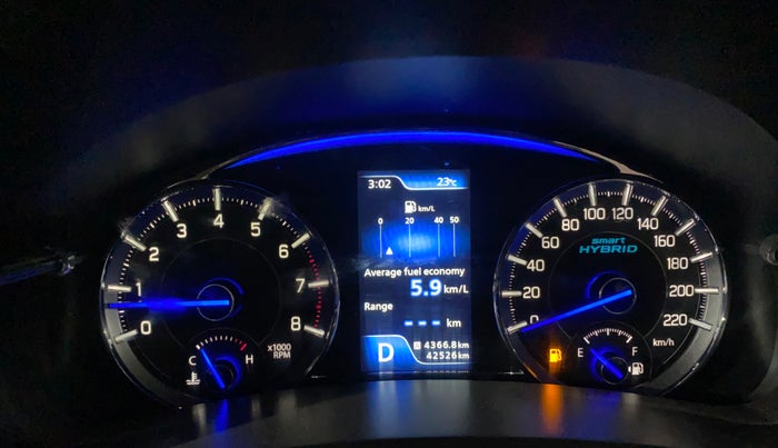 2021 Maruti Ciaz DELTA AT 1.5 SHVS PETROL, Petrol, Automatic, 42,474 km, Odometer Image