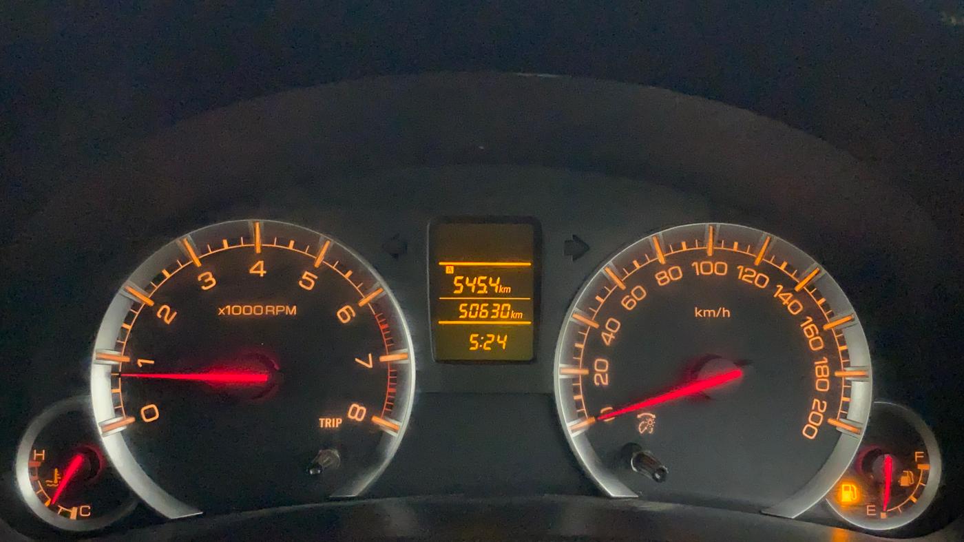 2017 Maruti Swift VXI, Petrol, Manual, 51,044 km, Odometer Image