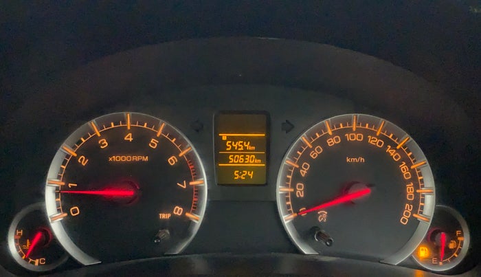 2017 Maruti Swift VXI, Petrol, Manual, 51,044 km, Odometer Image