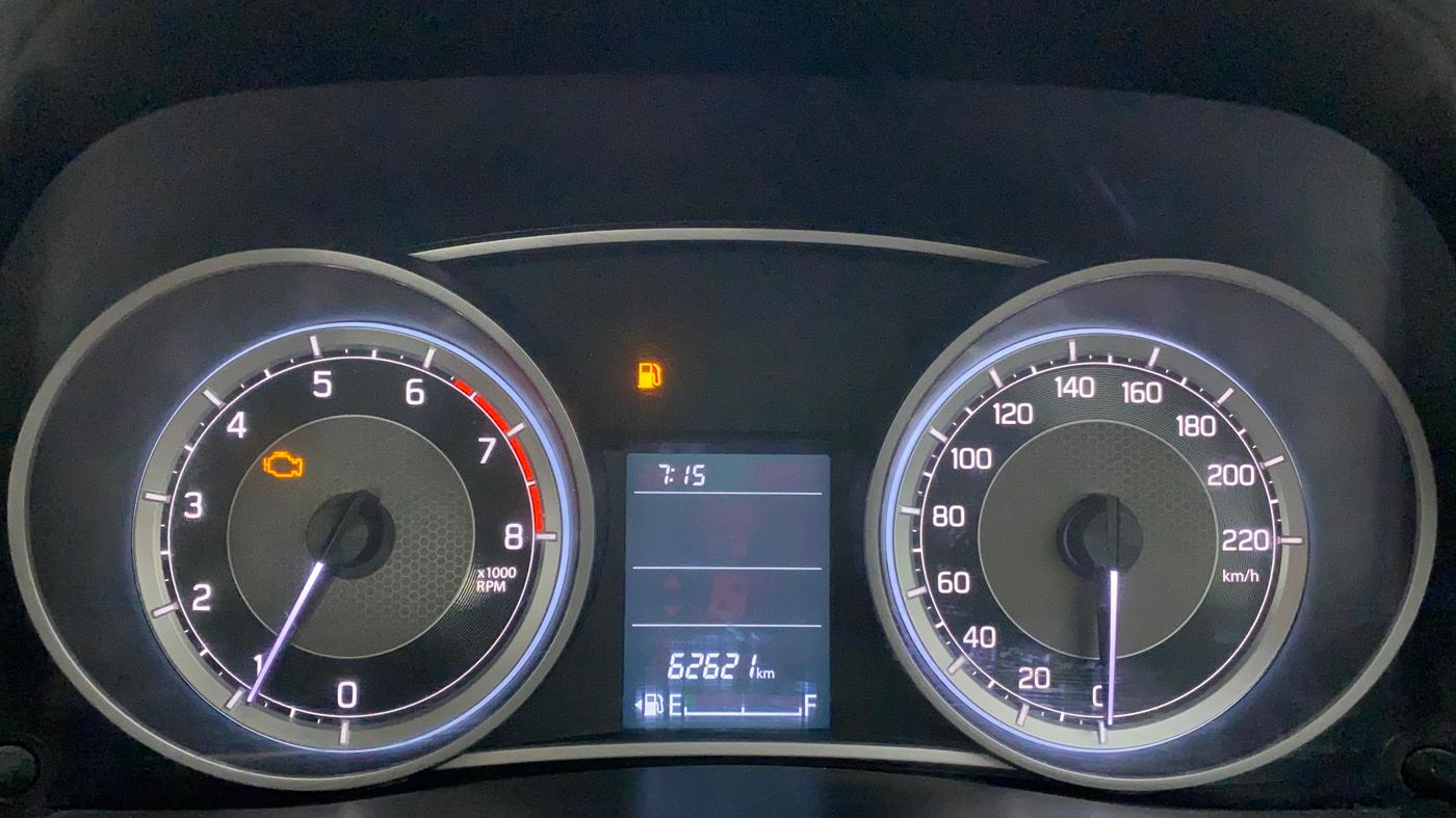 2018 Maruti Dzire VXI, Petrol, Manual, 62,621 km, Odometer Image