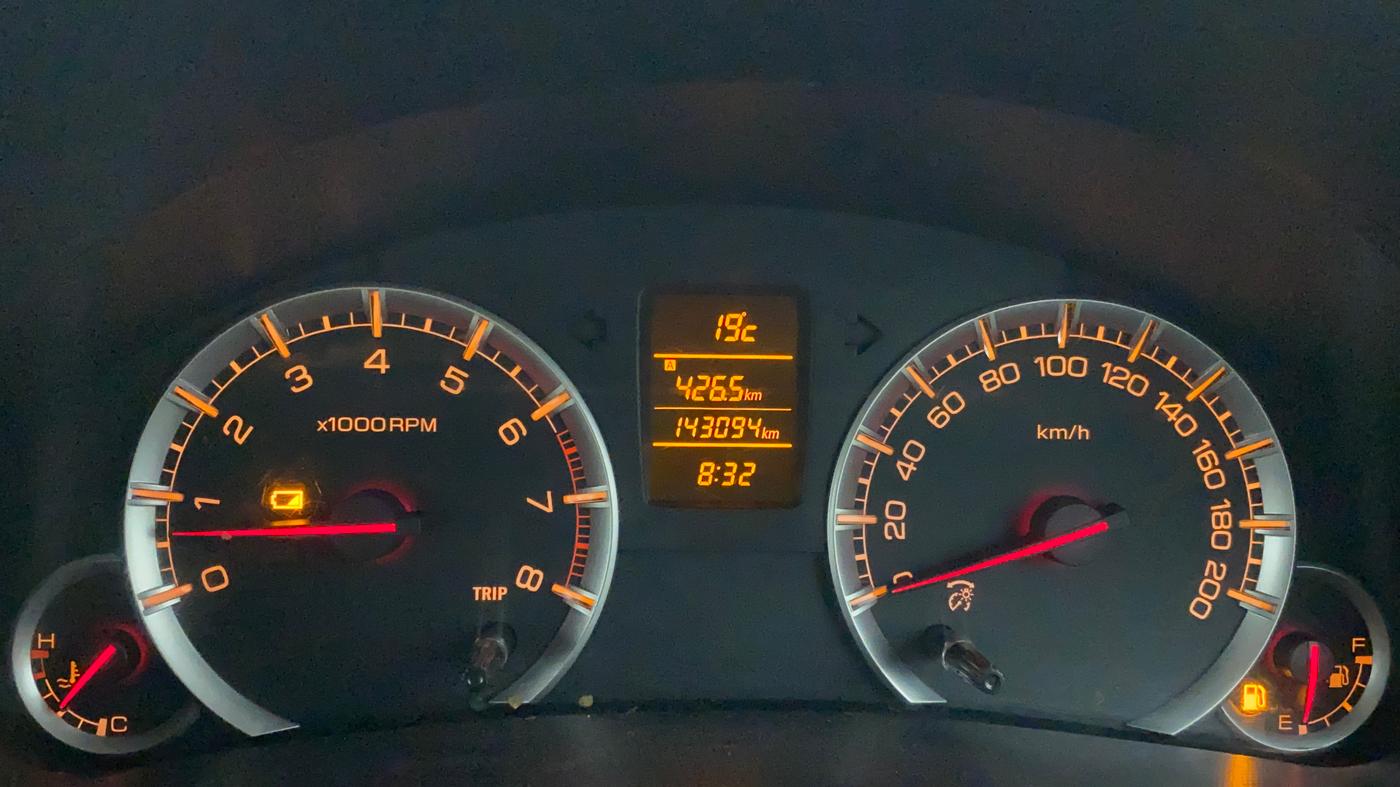 2015 Maruti Swift Dzire ZXI, Petrol, Manual, 1,43,094 km, Odometer Image