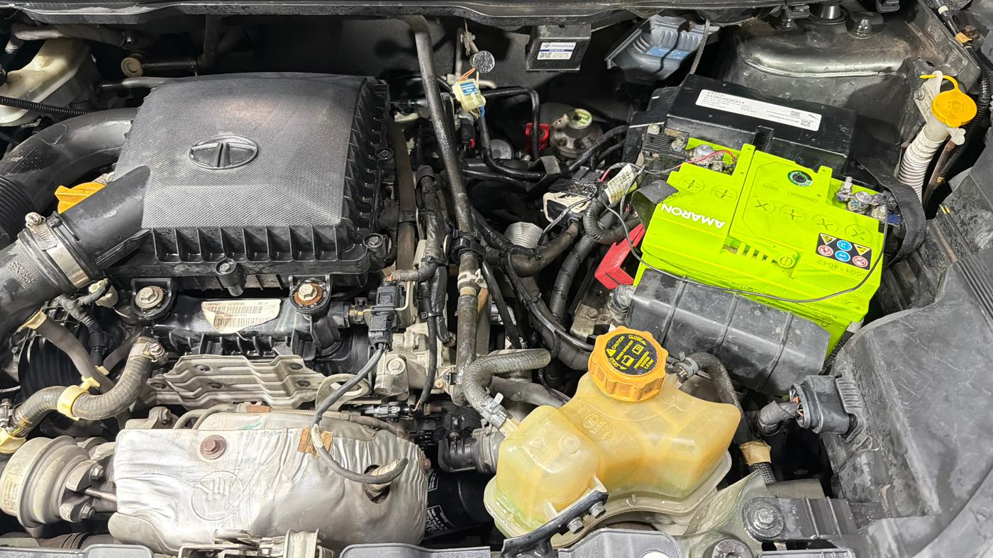 2020 Tata NEXON XZ PLUS PETROL, CNG, Manual, 91,246 km, Engine View - Left