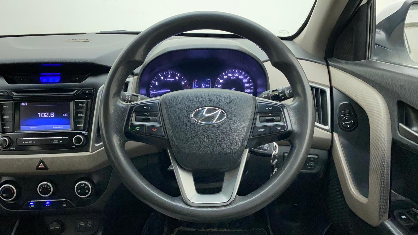 2015 Hyundai Creta S 1.6 PETROL, Petrol, Manual, 70,808 km, Steering Wheel Close Up