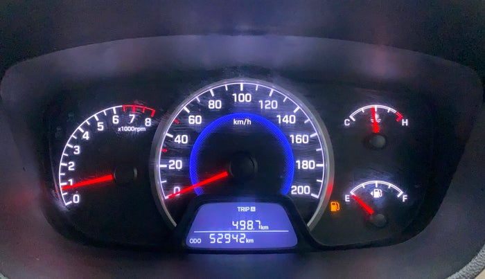 2017 Hyundai Grand i10 SPORTZ (O) 1.2 KAPPA VTVT, Petrol, Manual, 52,942 km, Odometer Image