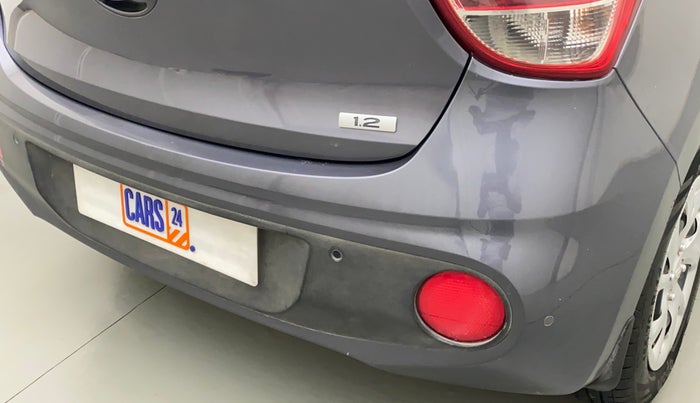 2017 Hyundai Grand i10 SPORTZ (O) 1.2 KAPPA VTVT, Petrol, Manual, 52,942 km, Rear bumper - Minor scratches