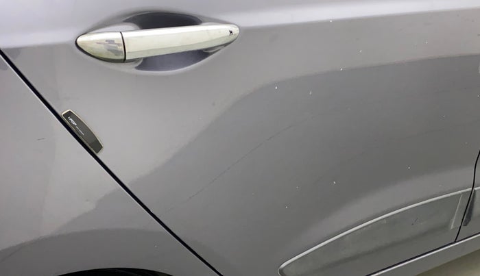 2017 Hyundai Grand i10 SPORTZ (O) 1.2 KAPPA VTVT, Petrol, Manual, 52,942 km, Right rear door - Slightly dented