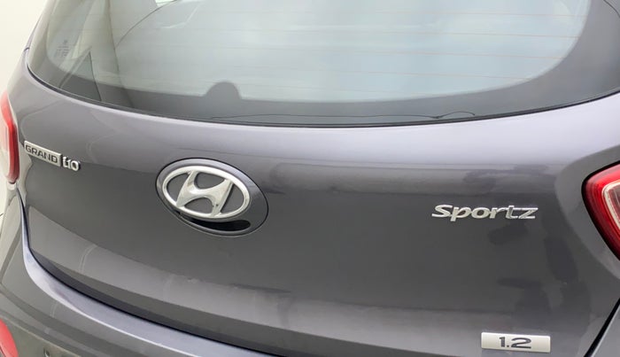 2017 Hyundai Grand i10 SPORTZ (O) 1.2 KAPPA VTVT, Petrol, Manual, 52,942 km, Dicky (Boot door) - Slightly dented