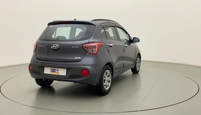2017 Hyundai Grand i10 SPORTZ (O) 1.2 KAPPA VTVT, Petrol, Manual, 52,942 km, Right Back Diagonal