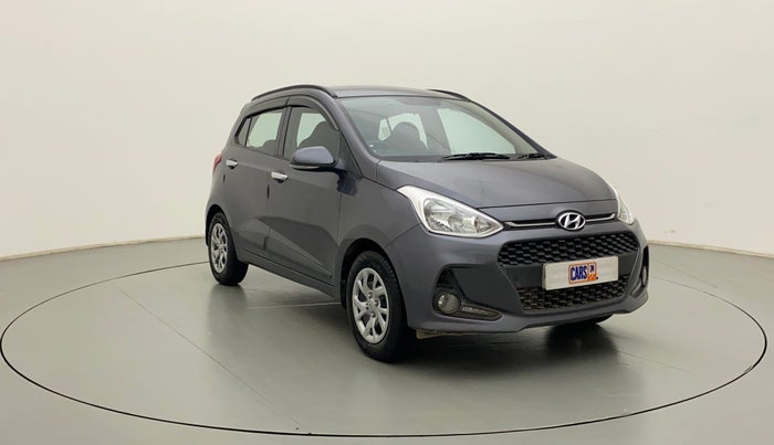 2017 Hyundai Grand i10 SPORTZ (O) 1.2 KAPPA VTVT, Petrol, Manual, 52,942 km, Right Front Diagonal