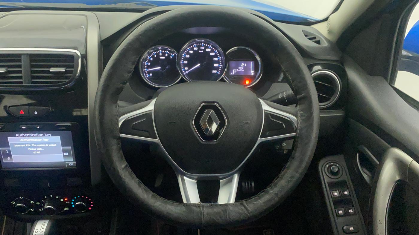 2019 Renault Duster RXS OPT CVT, Petrol, Automatic, 24,320 km, Steering Wheel Close Up