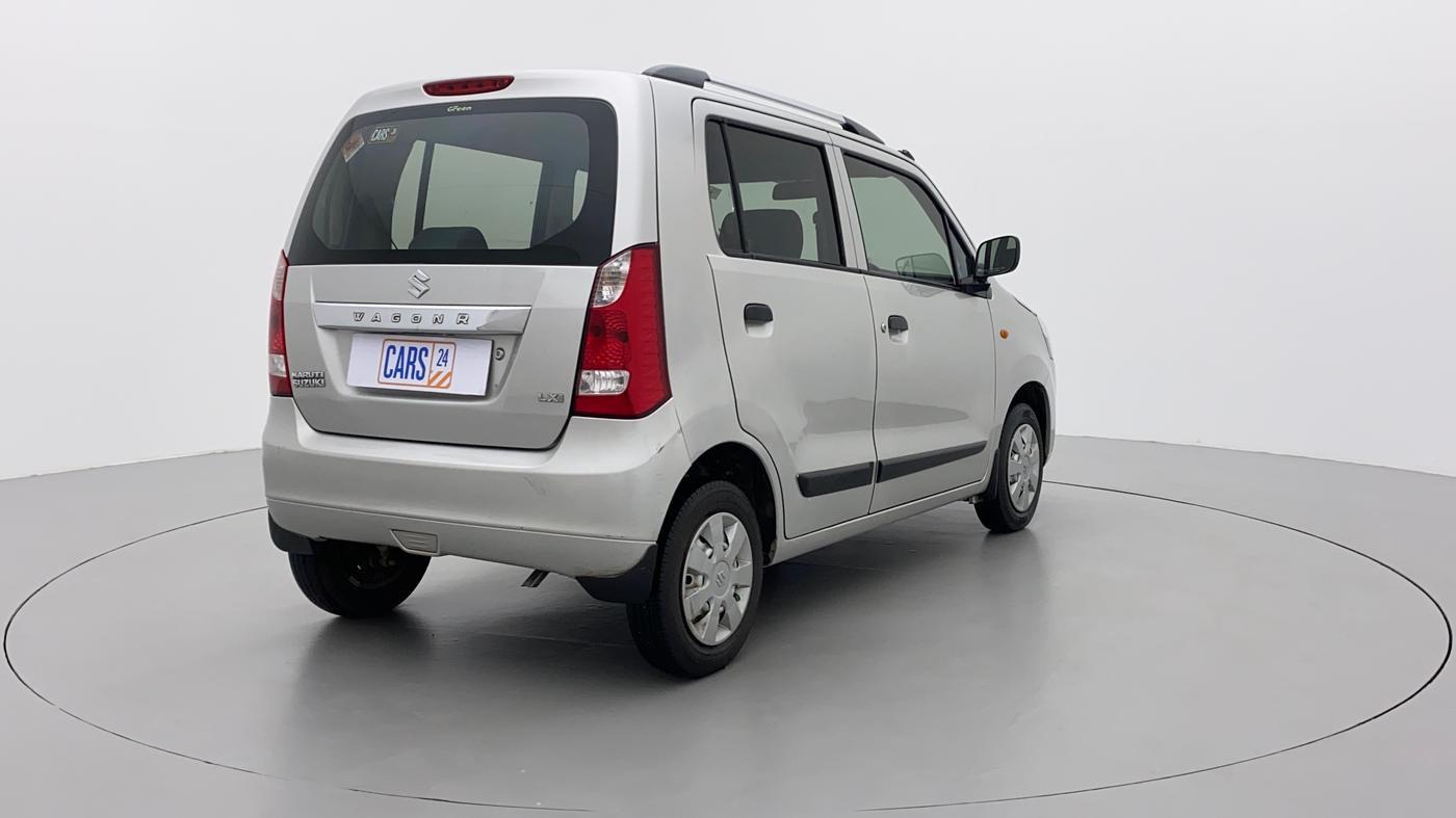2012 Maruti Wagon R 1.0 LXI CNG, CNG, Manual, 59,435 km, Right Back Diagonal