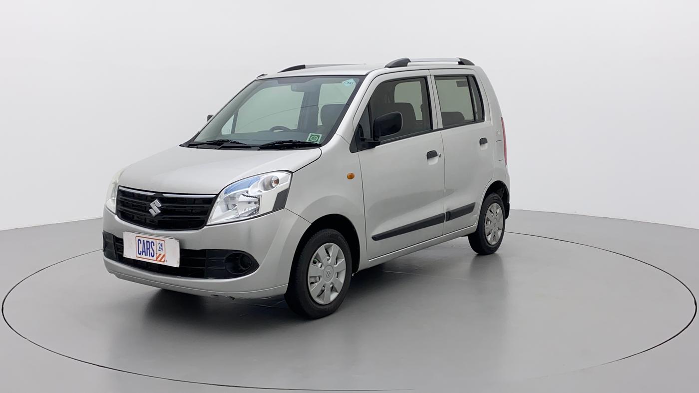 2012 Maruti Wagon R 1.0 LXI CNG, CNG, Manual, 59,435 km, Left Front Diagonal