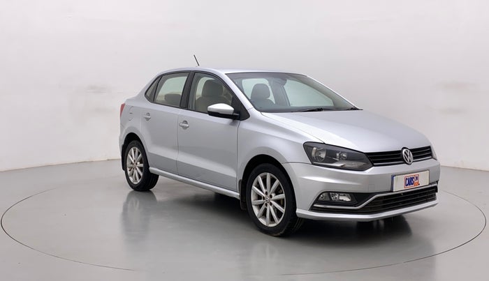 2017 Volkswagen Ameo HIGHLINE PLUS 1.5L AT 16 ALLOY, Diesel, Automatic, 86,722 km, Right Front Diagonal